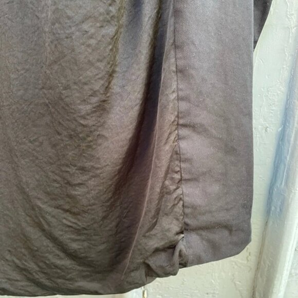 ALLSAINTS Hace Black Trench coat, size 8 - Picture 12 of 14